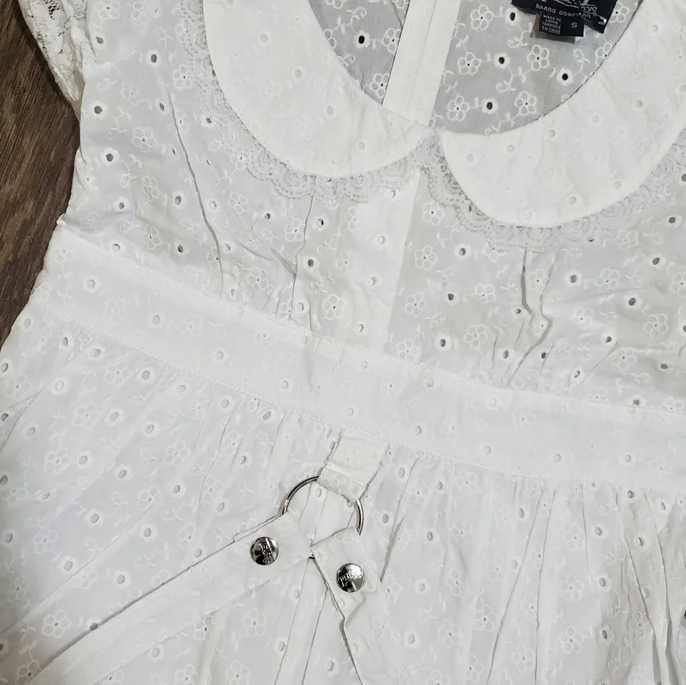 Tripp NYC white lace eyelette dress - Picture 2 of 3